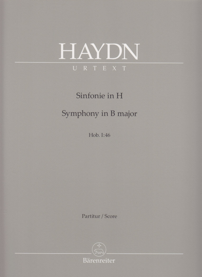 Haydn, Symphony No. 46 Full Score (Barenreiter)