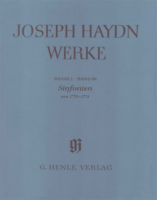 Haydn Werke 1/5b Sinfonien um 1770-4 pap (Henle)