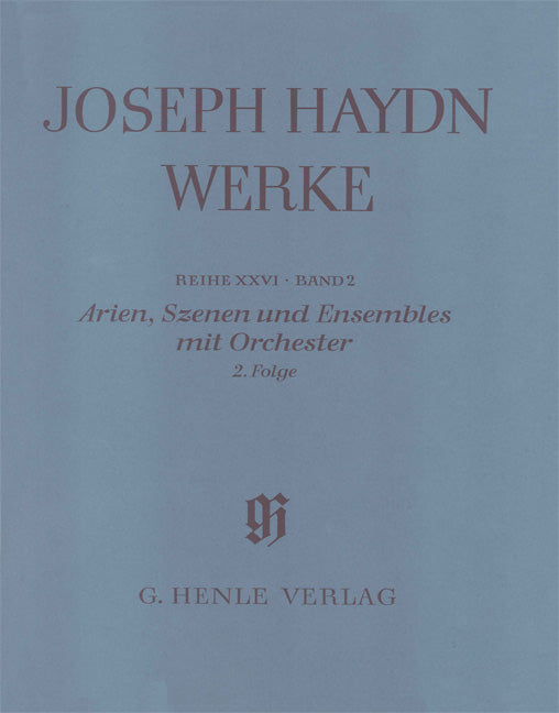 Joseh Haydn Werke 26/2 Arien... 2 paper (Henle)