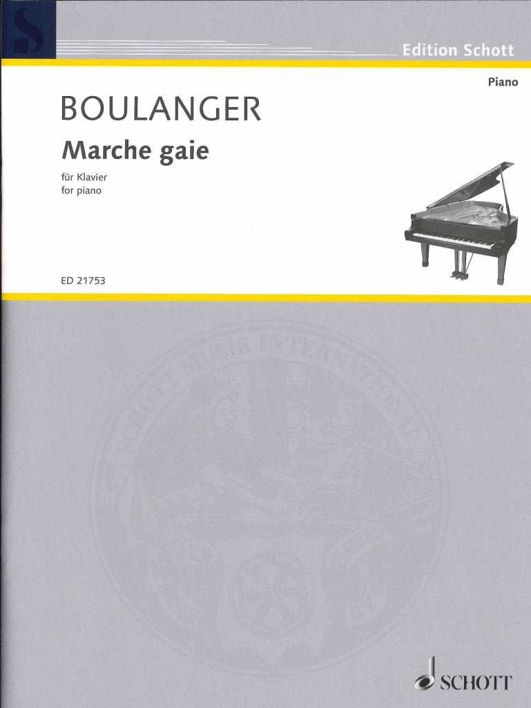 Boulanger, Marche gaie (Schott)