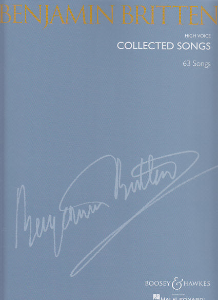 Britten, Collected Songs, High Voice (Boosey)
