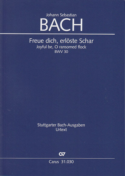 Bach, Kantate BWV 30 Full Score (Carus)
