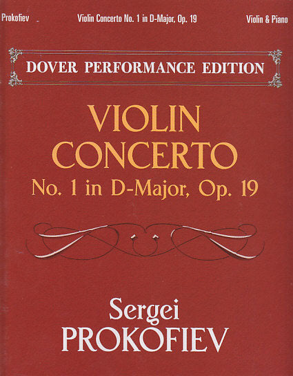 Prokofiev, Concerto No. 1 in D op. 19 (Dover)