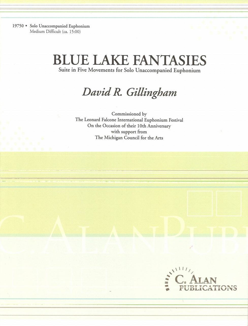 Gillingham, Blue Lake Fantasies (C.Alan)
