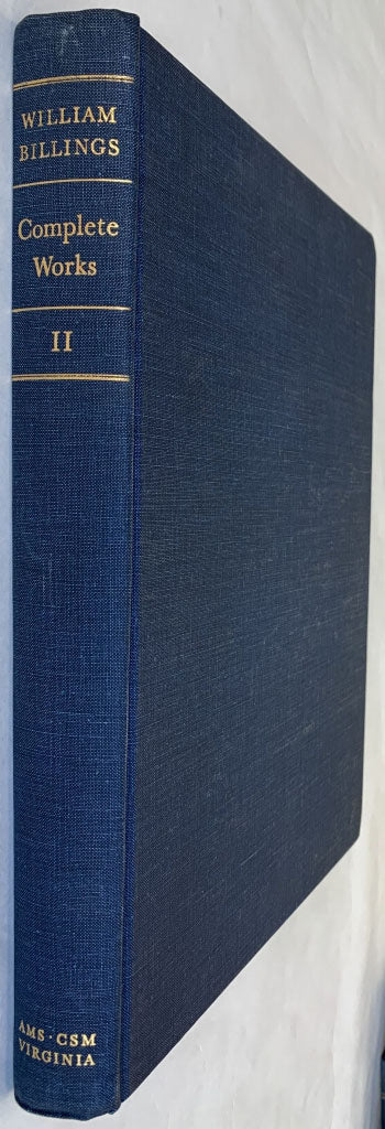 Billings, Complete Works 2 (American Musicological Society)