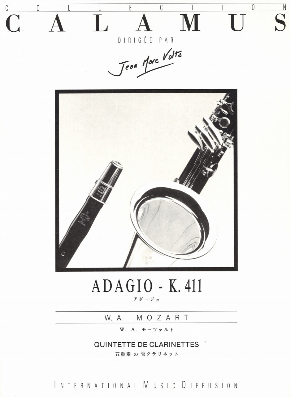 Mozart, Adagio KV 411 (2Cl,3Basset) (IMD (International Music Diffusion))