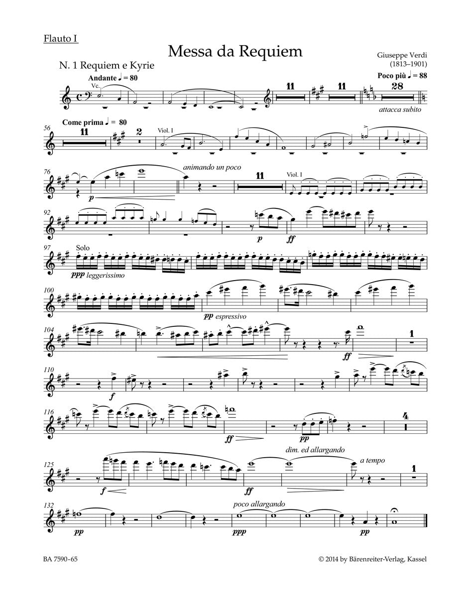 Verdi, Messa da Requiem Wind Set (Barenreiter)