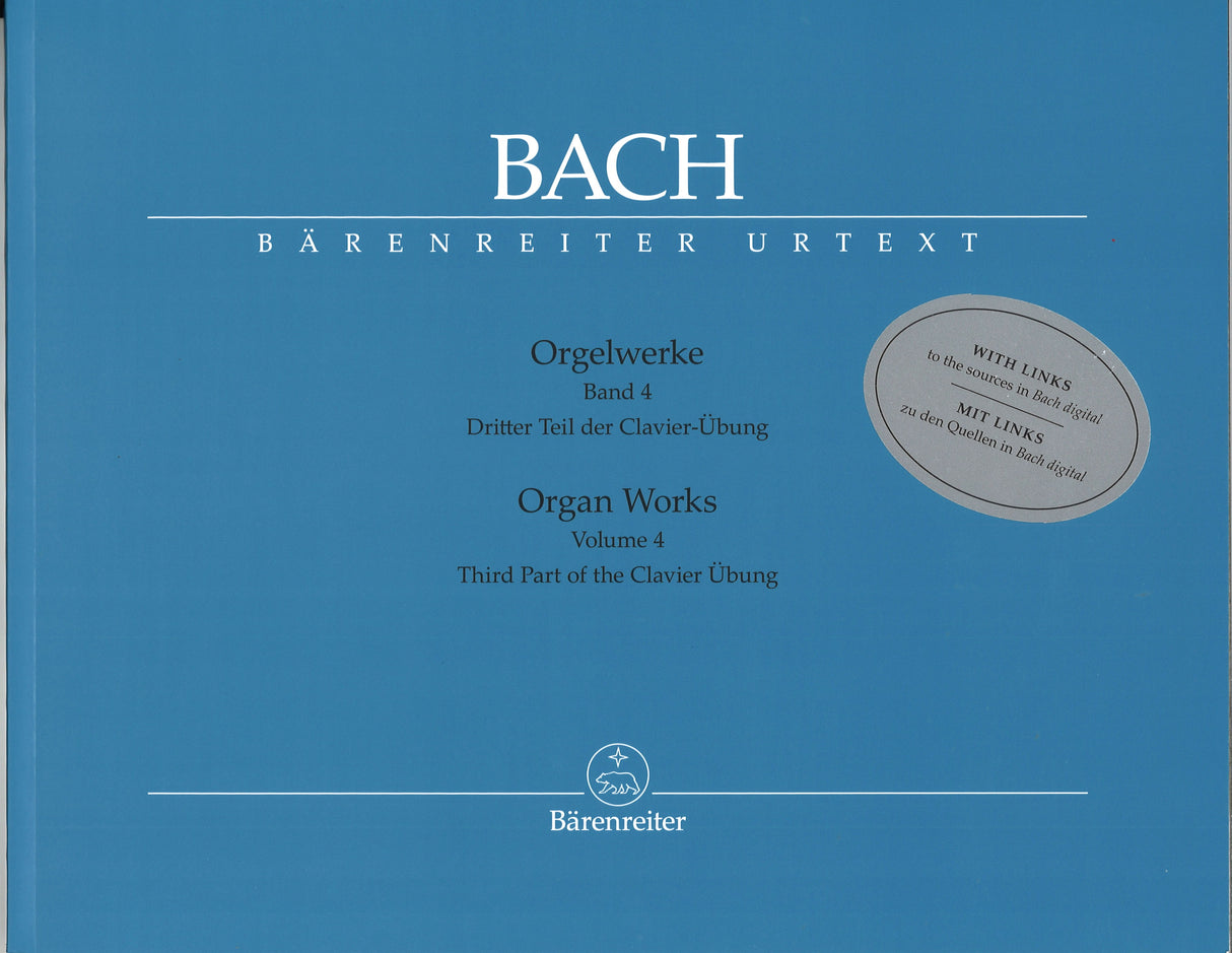 Bach, Orgelwerke 4: Klavierubung III rev (Barenreiter)