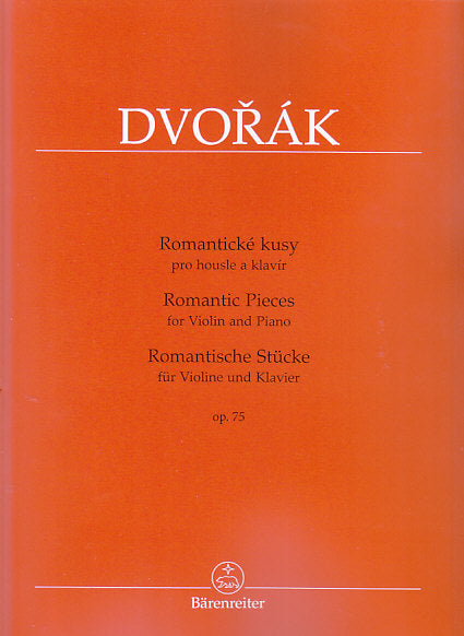 Dvorak, Romantische Stucke op. 75 (Pokor (Barenreiter)