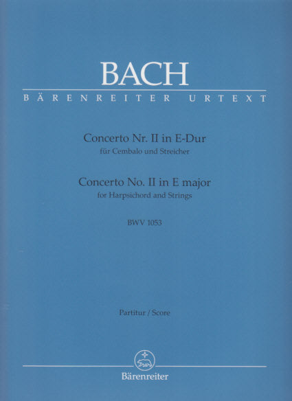 Bach, Concerto BWV 1053 Full Score (Barenreiter)