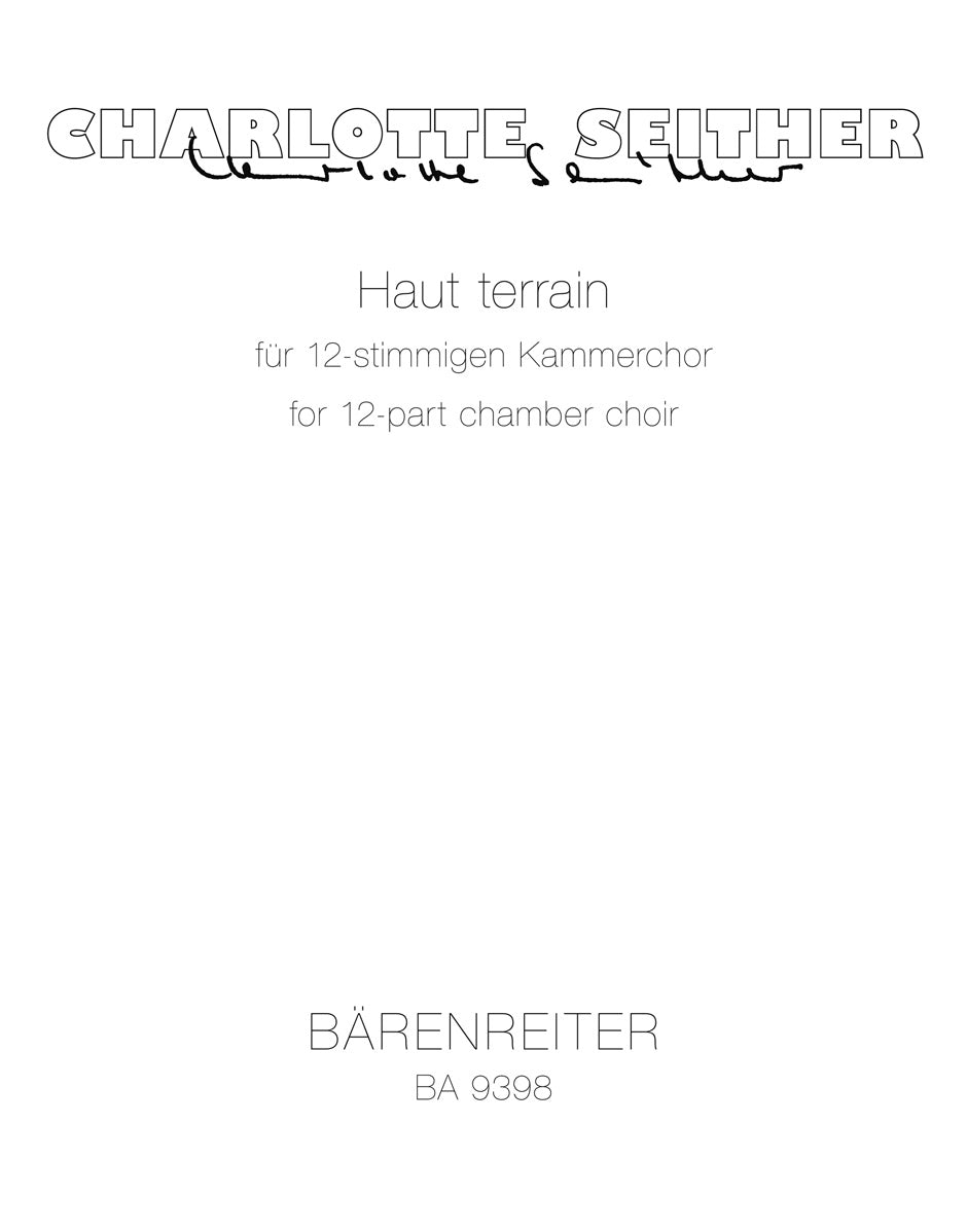 Seither, Haut terrain (Barenreiter)