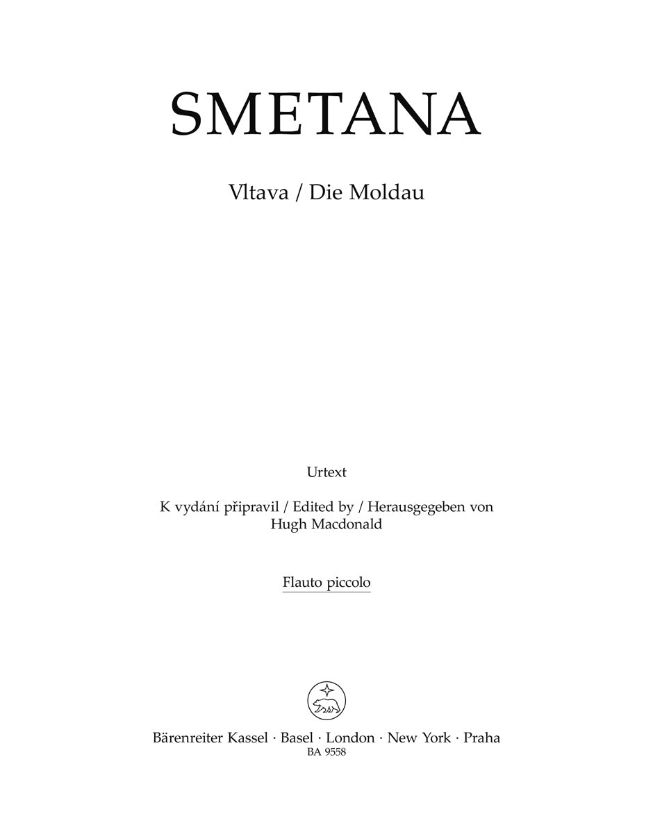 Smetana, Vltava/Moldau Wind Set (Barenreiter)