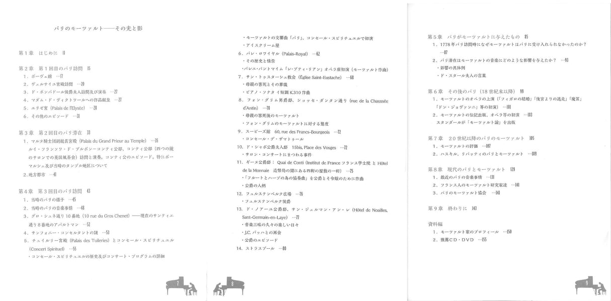 澤田 義博, パリのモーツァルト (アカデミア・ミュージック)