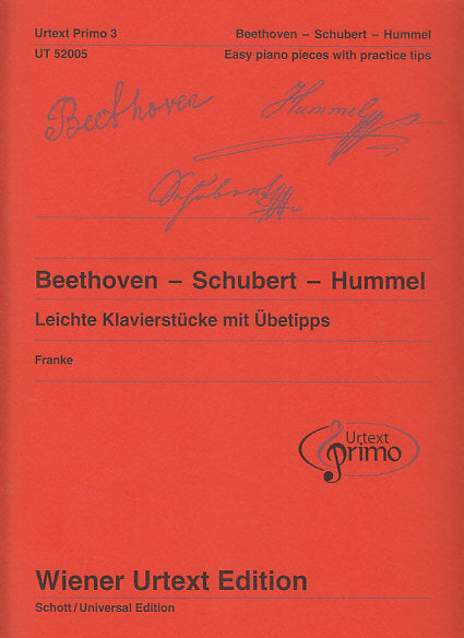 Urtext Primo 3: Beethoven, Schubert (Wiener Urtext Edition)