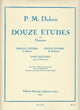 Dubois, 12 Etudes (Leduc)