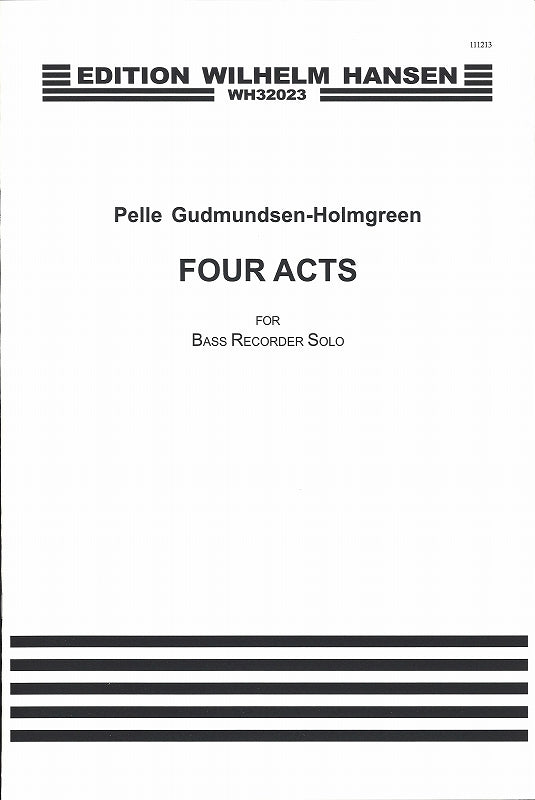 Gudmundsen-Holmggreen, Four Acts (BRec) (W.Hansen)