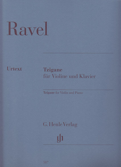 Ravel, Tzigane (Monnard/Zimmermann) (Henle)