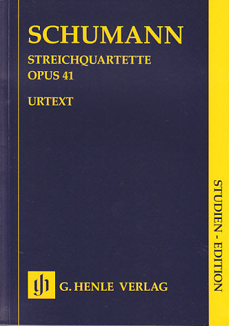 Schumann, String Quartets op. 41 (Henle)