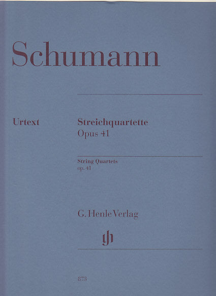 Schumann, String Quartets op. 41 (Henle)