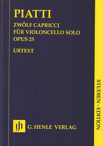 Piatti, 12 Capricci op. 25 (Henle)
