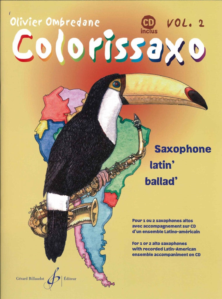 Ombredane, Colorissaxo 2 (+CD) (Billaudot)