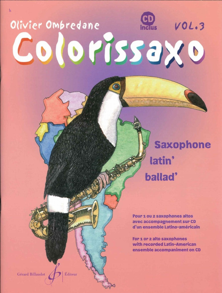Ombredane, Colorissaxo 3 (+CD) (Billaudot)