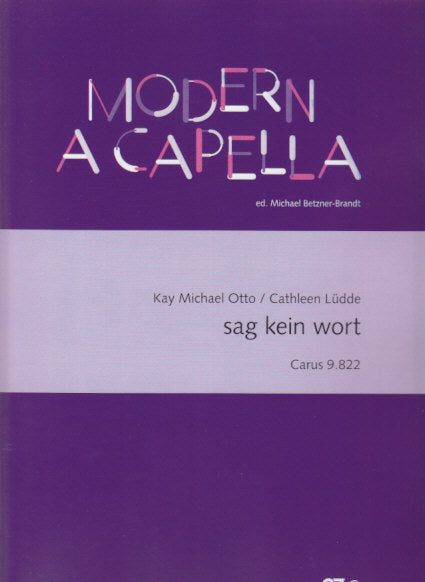 Otto/Ludde, Sag kein Wort [G] (Carus)