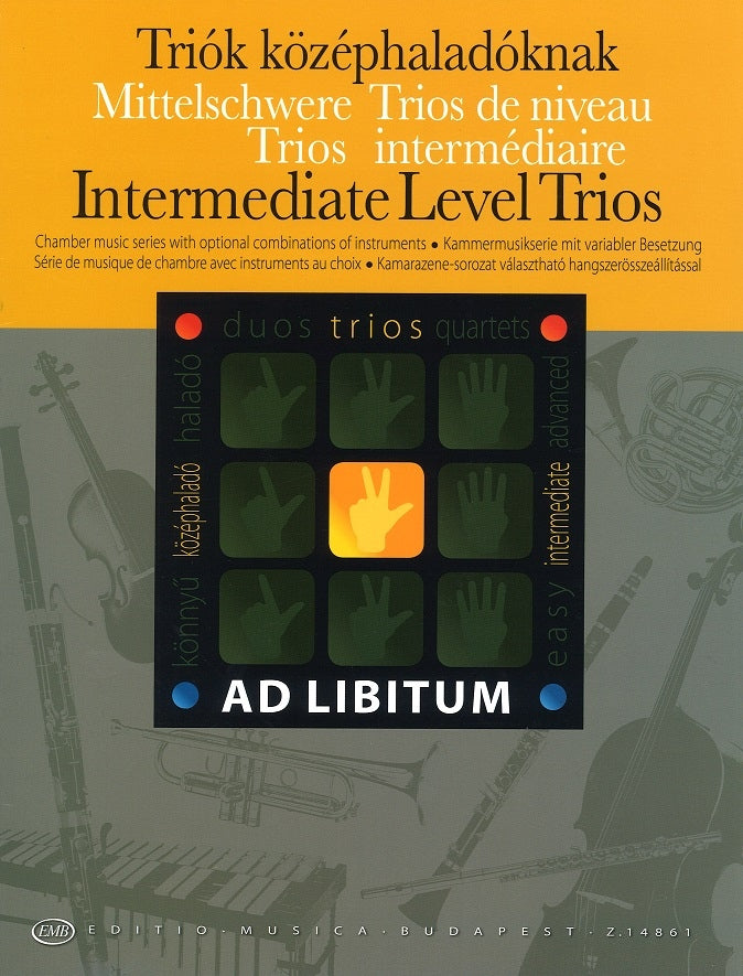 Intermediate Level Trios (Editio Musica Budapest)