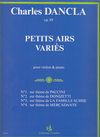 Dancla, Petits Airs varies, op. 89 (Combre/Lemoine)