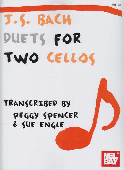 Bach, Duets for 2 Cellos (Mel Bay)