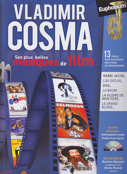 Cosma, Ses plus belles musiques (+CD) (Larghetto Music/Robert Martin)