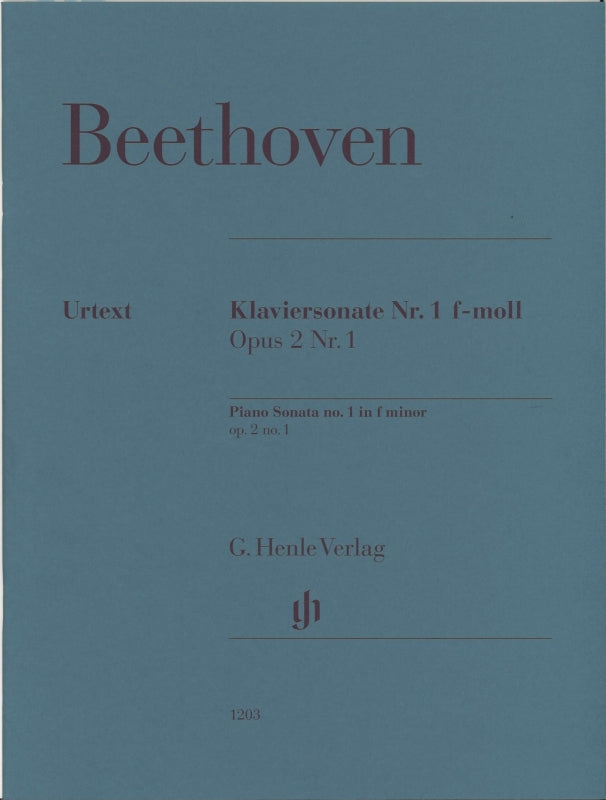 Beethoven, Sonata No. 1 op. 2/1 (rev.) (Henle)