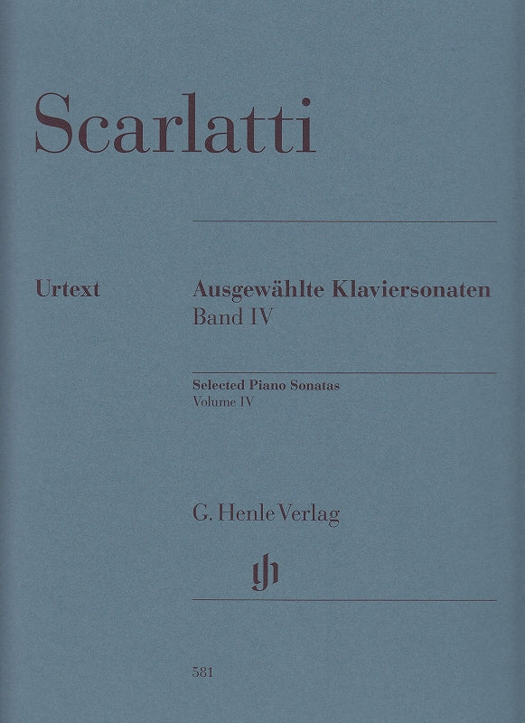 Scarlatti, Sonaten, Auswahl 4 (Henle)