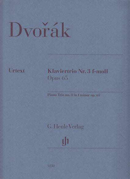 Dvorak, Piano Trio op. 65 in f, B 130 (Henle)