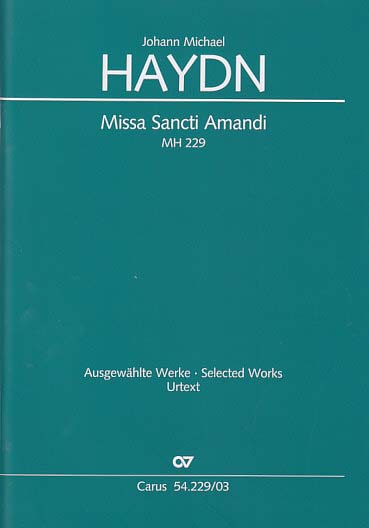 Haydn,M., Missa Sancti Amandi MH 229 (Carus)