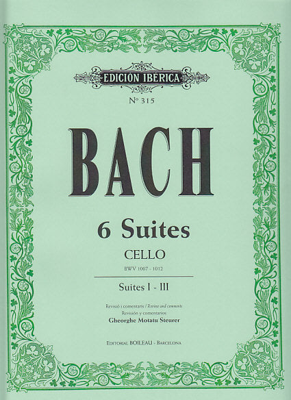 Bach, 6 Suites Cello, Suite I - III (Boileau)