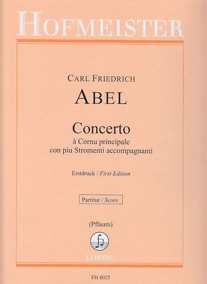 Abel, Concerto a corno Full Score (Hofmeister)