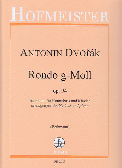 Dvorak, Rondo in g op. 94 (CB,Pf) (Hofmeister)