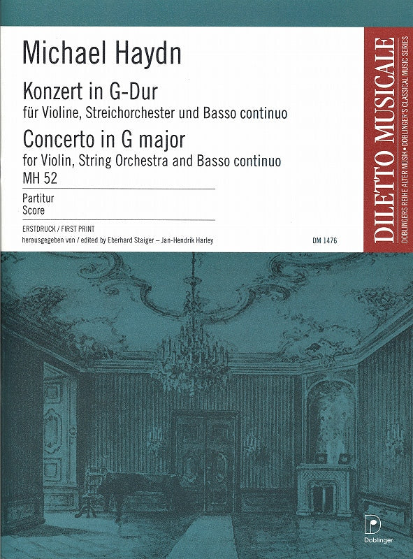 Haydn,M., Concerto in G, MH 52 Score (Doblinger)