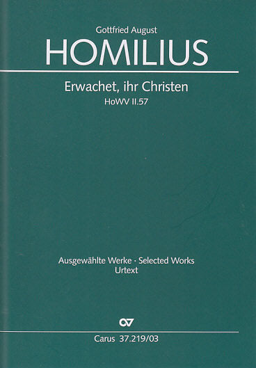 Homilius, Erwachet, ihr Christen (Carus)