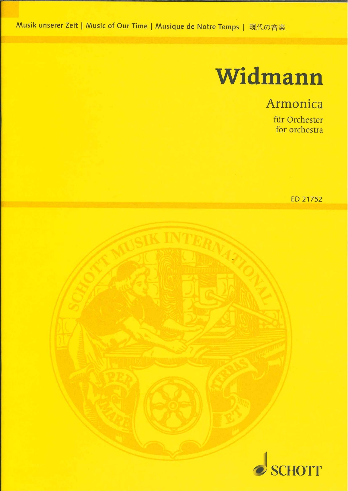 Widmann, Armonica (2006) (Orch) (Schott)