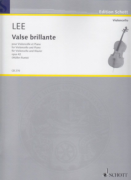 Lee, Valse brillante, op. 42 (Schott)