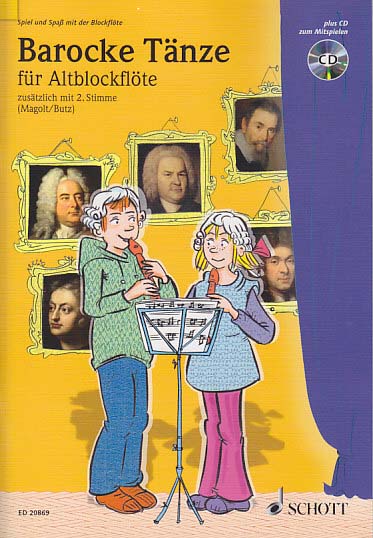 Barocke Tanze (AARec): with CD (Schott)