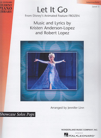 Frozen, Let It Go (Intermediate) (Hal Leonard)