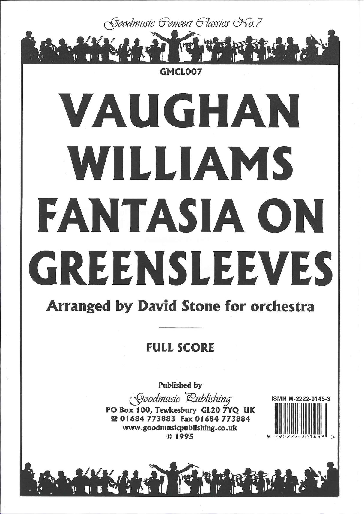 Vaughan Williams, Fantasia on Greensleev (Oxford University Press/Goodmusic)