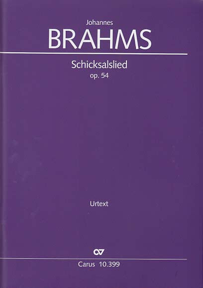 Brahms, Schicksalslied op. 54 Full Score (Carus)