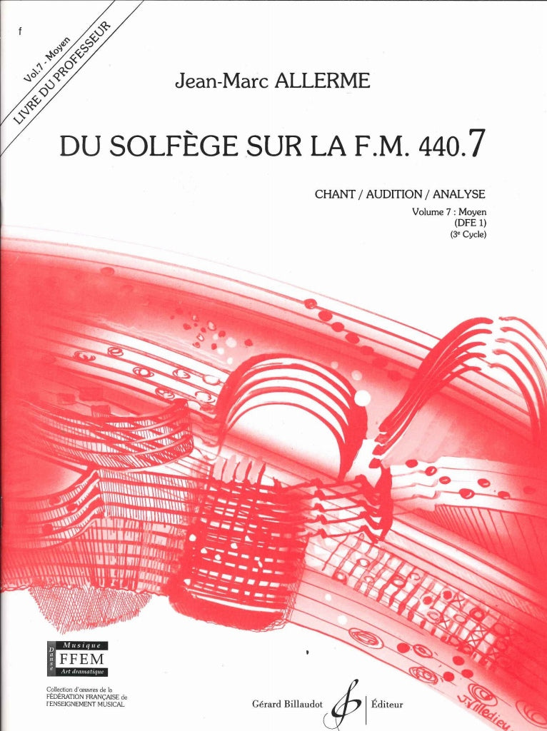 Du solfege sur la F.M.440.7 CAA Prof. (Billaudot)