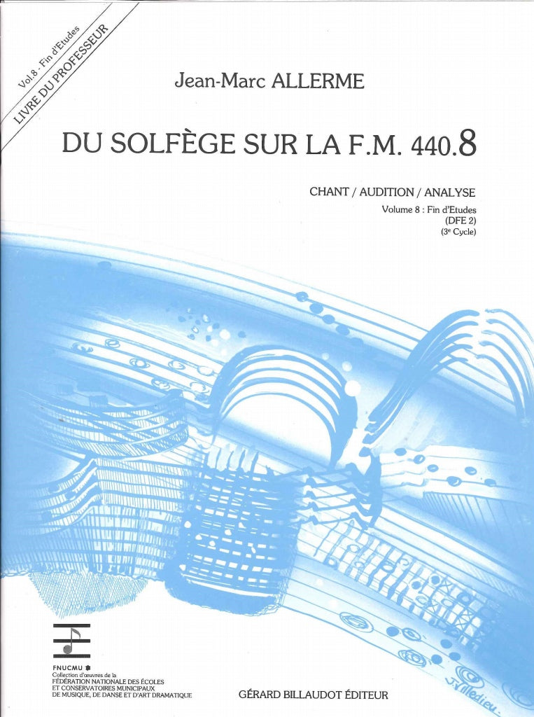Du solfege sur la F.M.440.8 CAA Prof. (Billaudot)