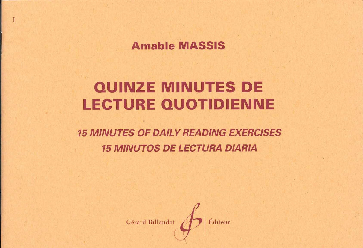 Massins, 15 minutes de lecture quotid. (Billaudot)