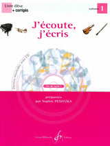 Penitzka, J'ecoute, j'ecris 1 (+CD) (Billaudot)